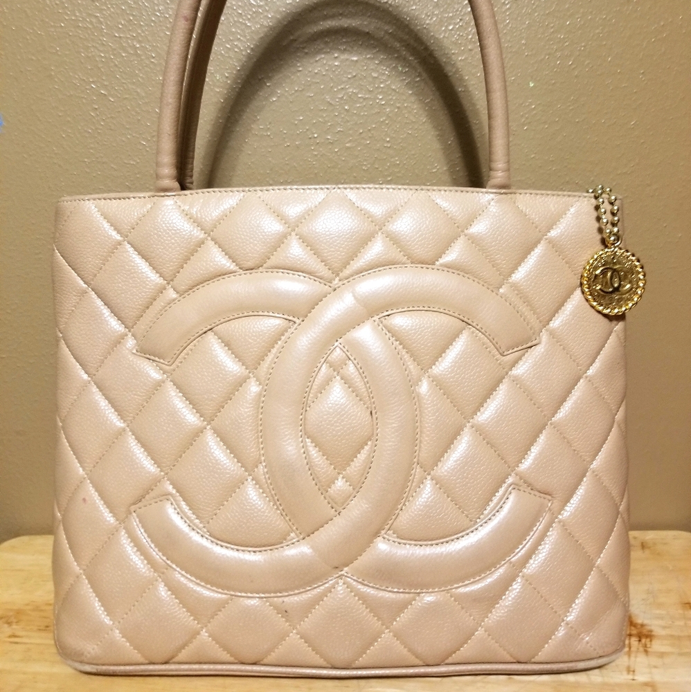 Vintage Chanel Medallion Tote